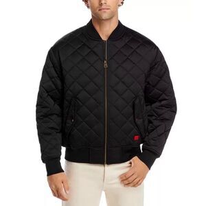 HUGO Bonod Quilted Bomber Jacket in Black, NWT, Size XL